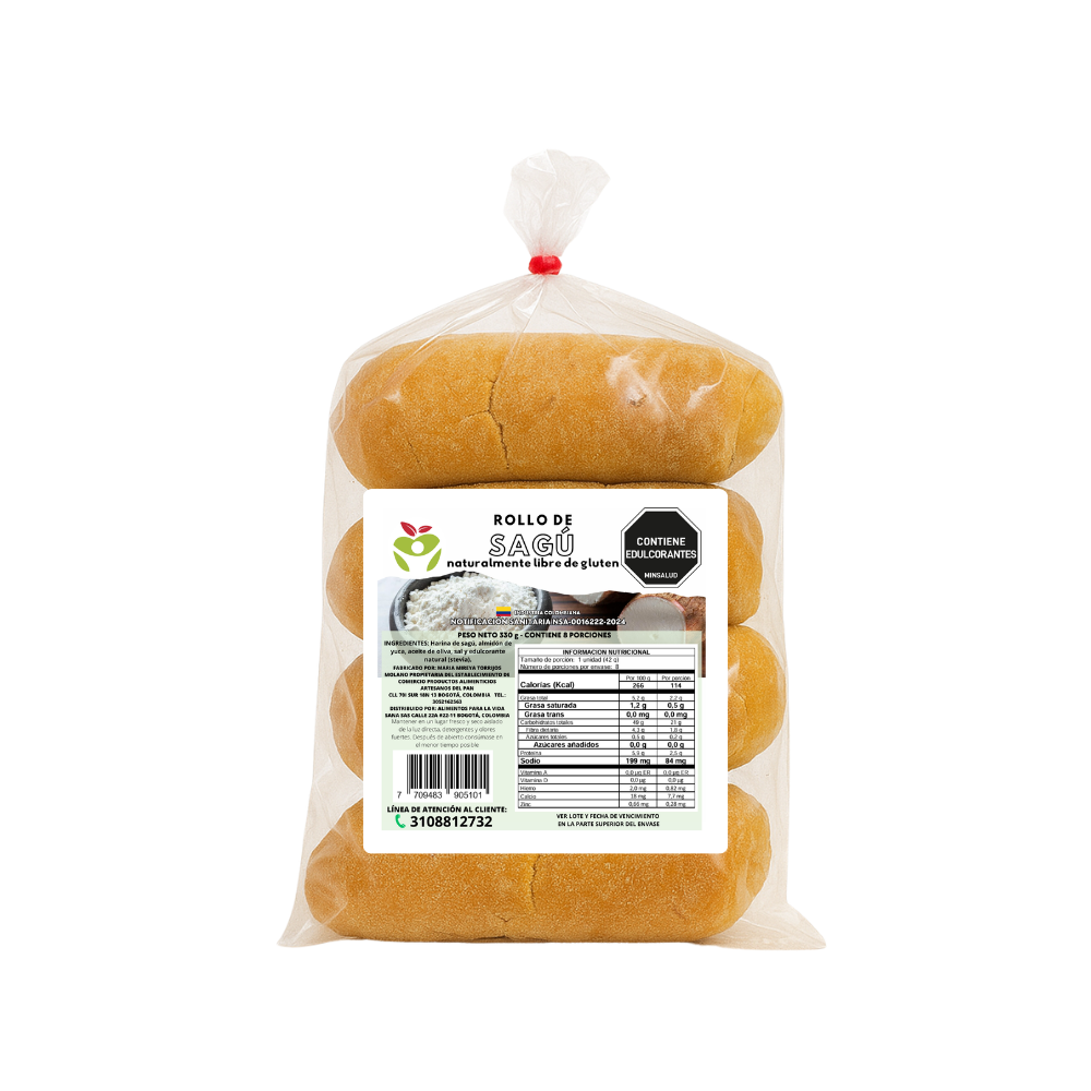 Pan Rollo Sagú AlimVida