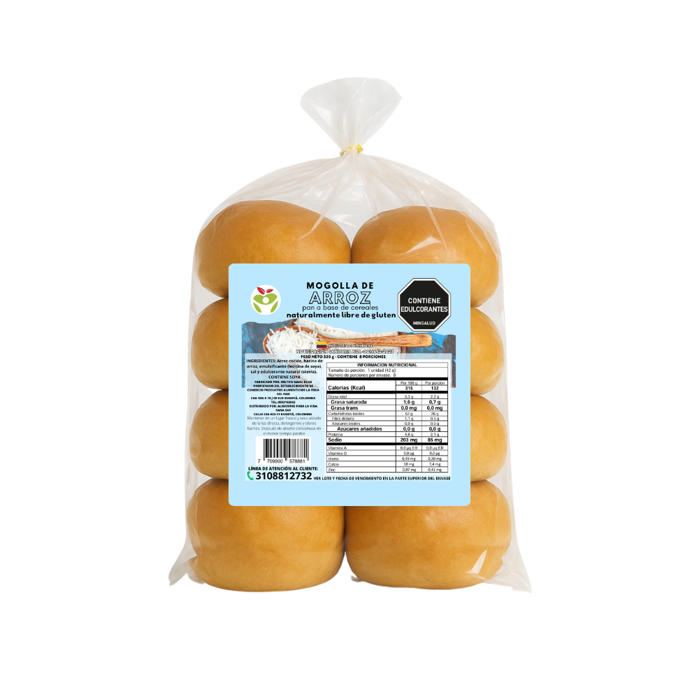 Pan Mogolla de Arroz AlimVida