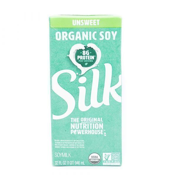 Leche de Soya Organica Silk sin Azucar x 946 ml