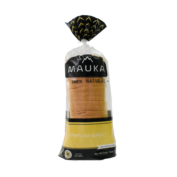 Pan Sagú Cortado Mauka x 450 gr