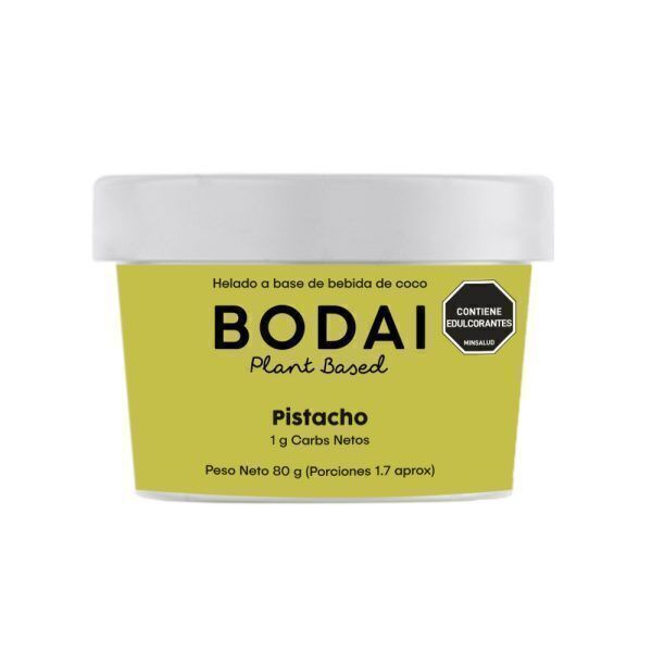Helado Vegano Bodai Pistacho x 80 gr
