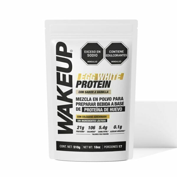 Proteina de Huevo Wake Up Vainilla x 510 gr