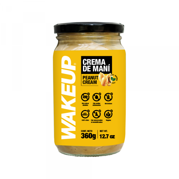 Crema de Mani Wake Up Original x 360 gr