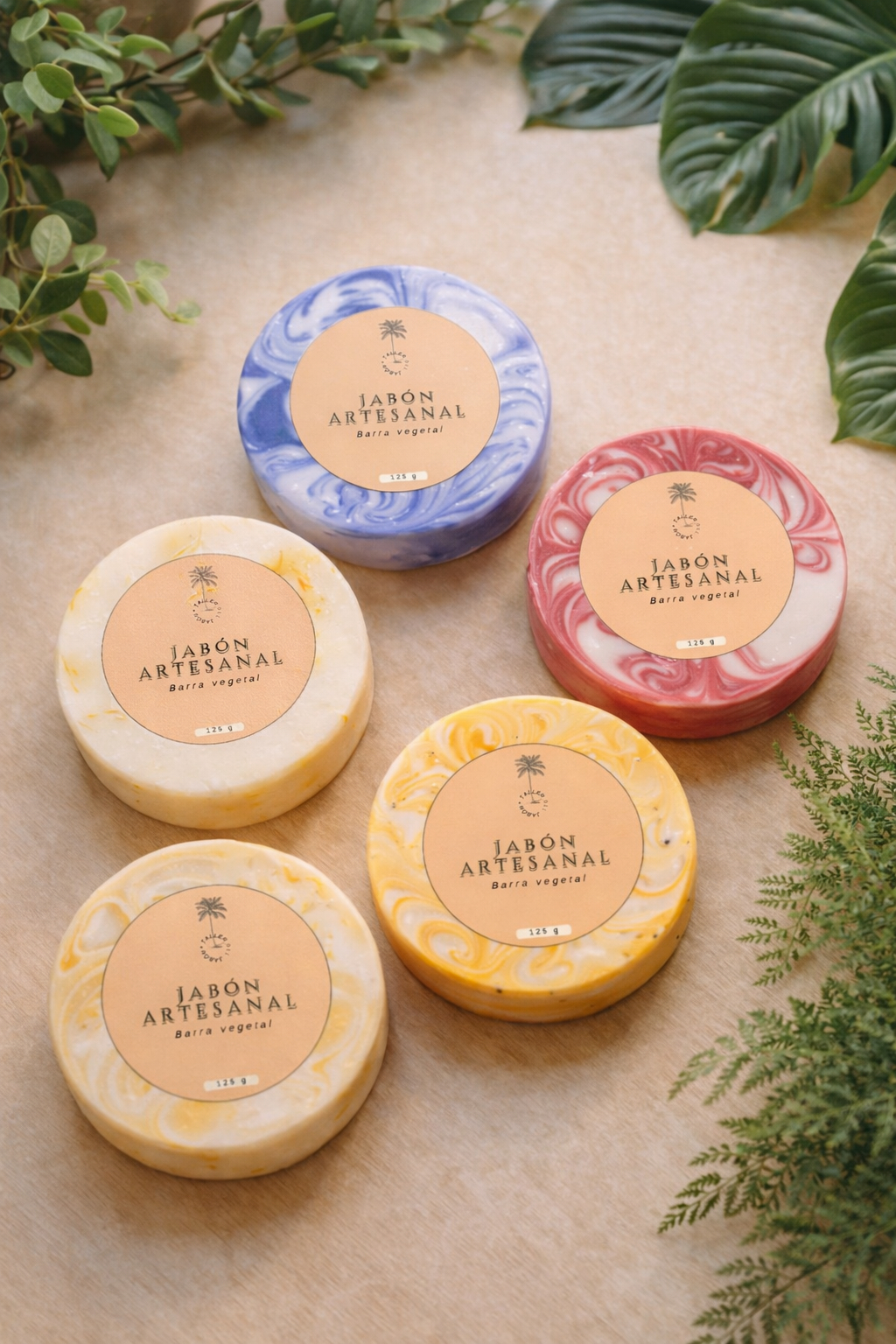 Jabones con extractos naturales