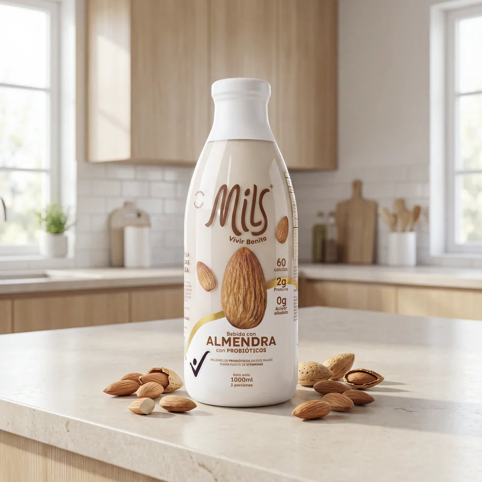 Bebida de almendras probiótica sin endulzante 1000ml