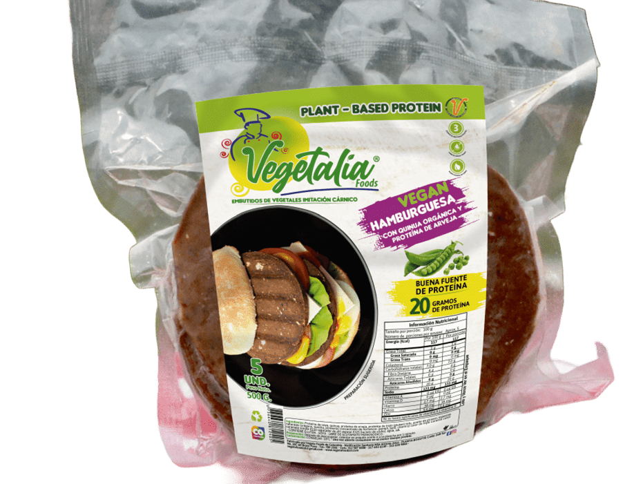 HAMBURGUESA VEGETAL X5UNDS