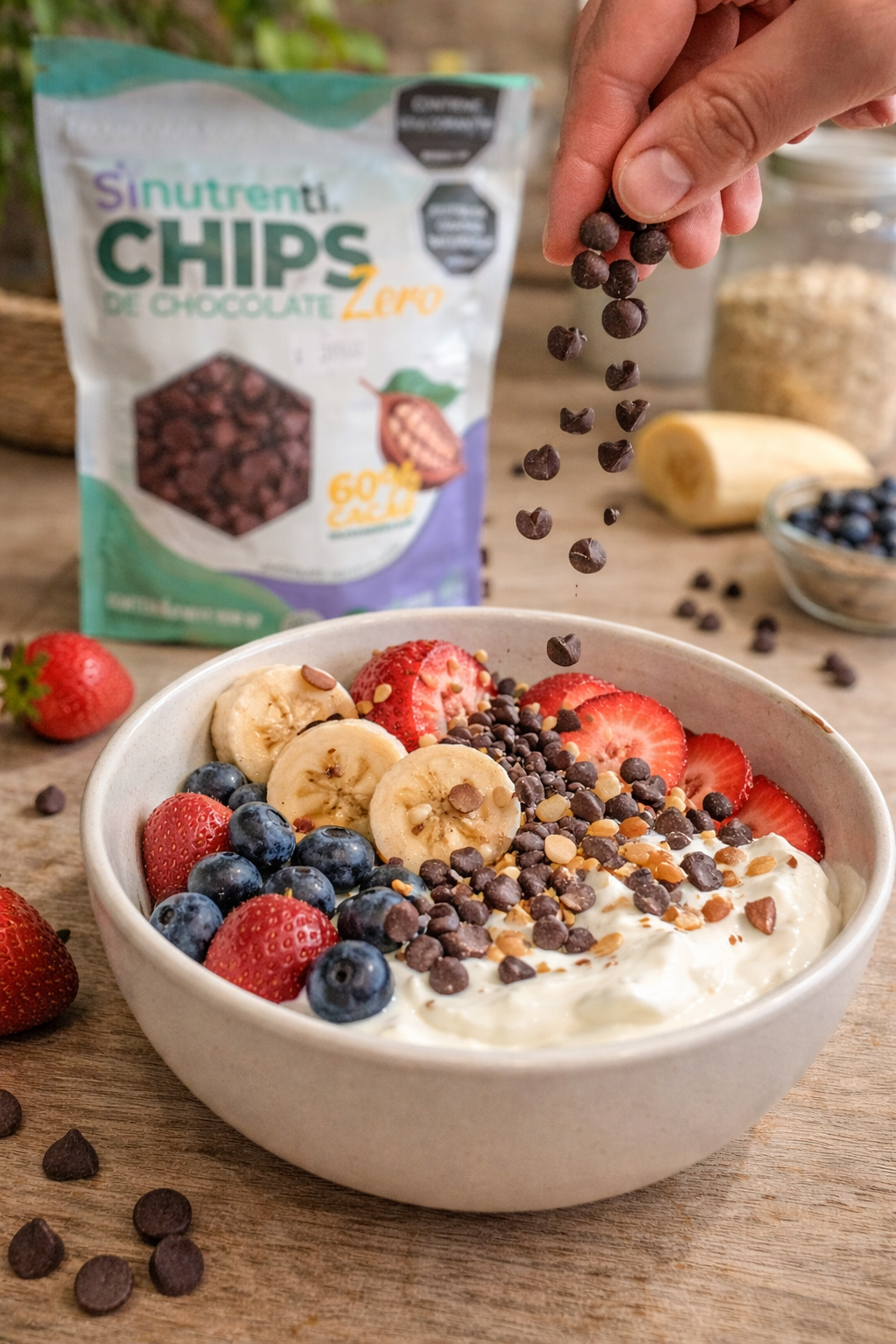 Chips de Chocolate Sinutre 60% cacao