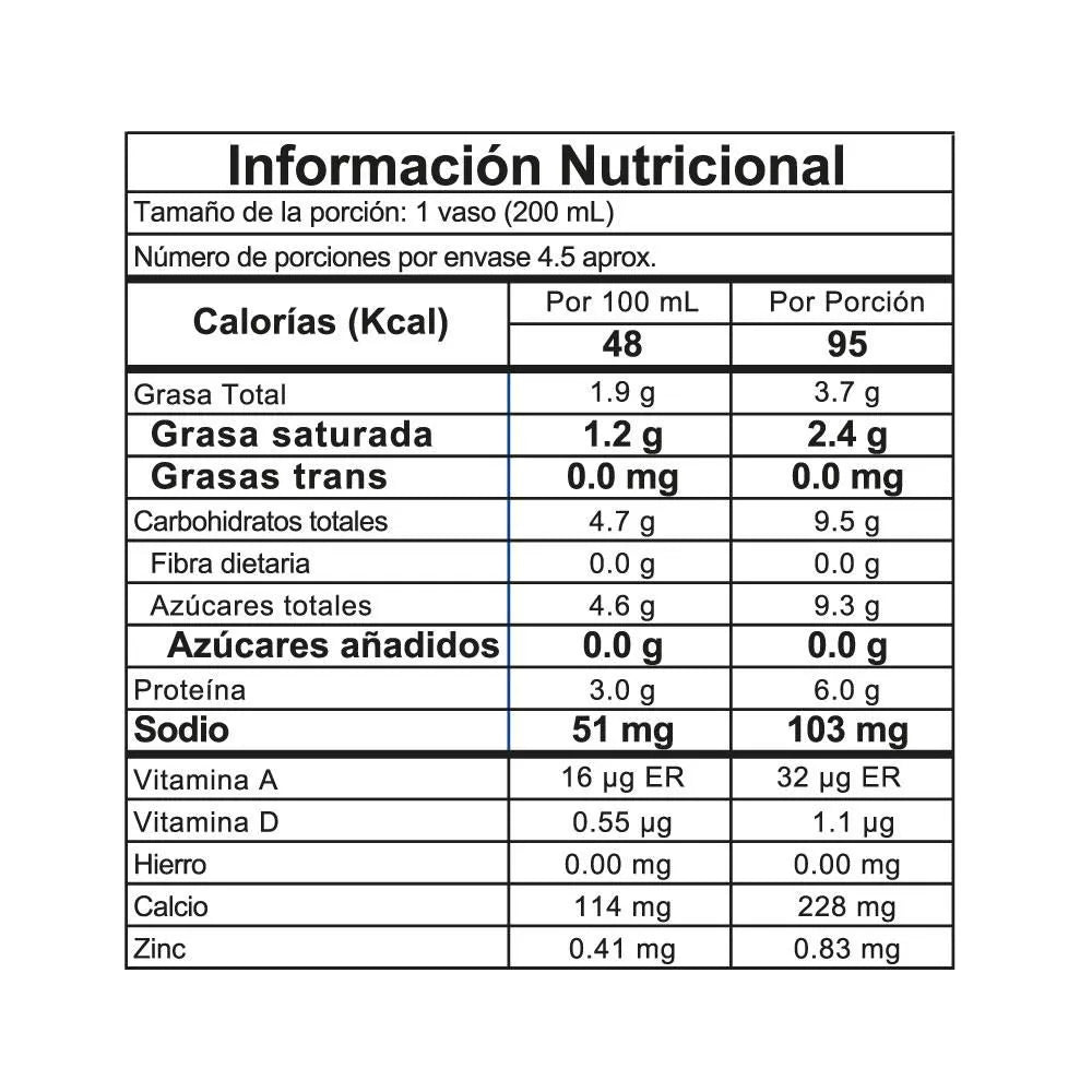 Leche deslactosada CELEMA a2 semidescremada (900 ml)