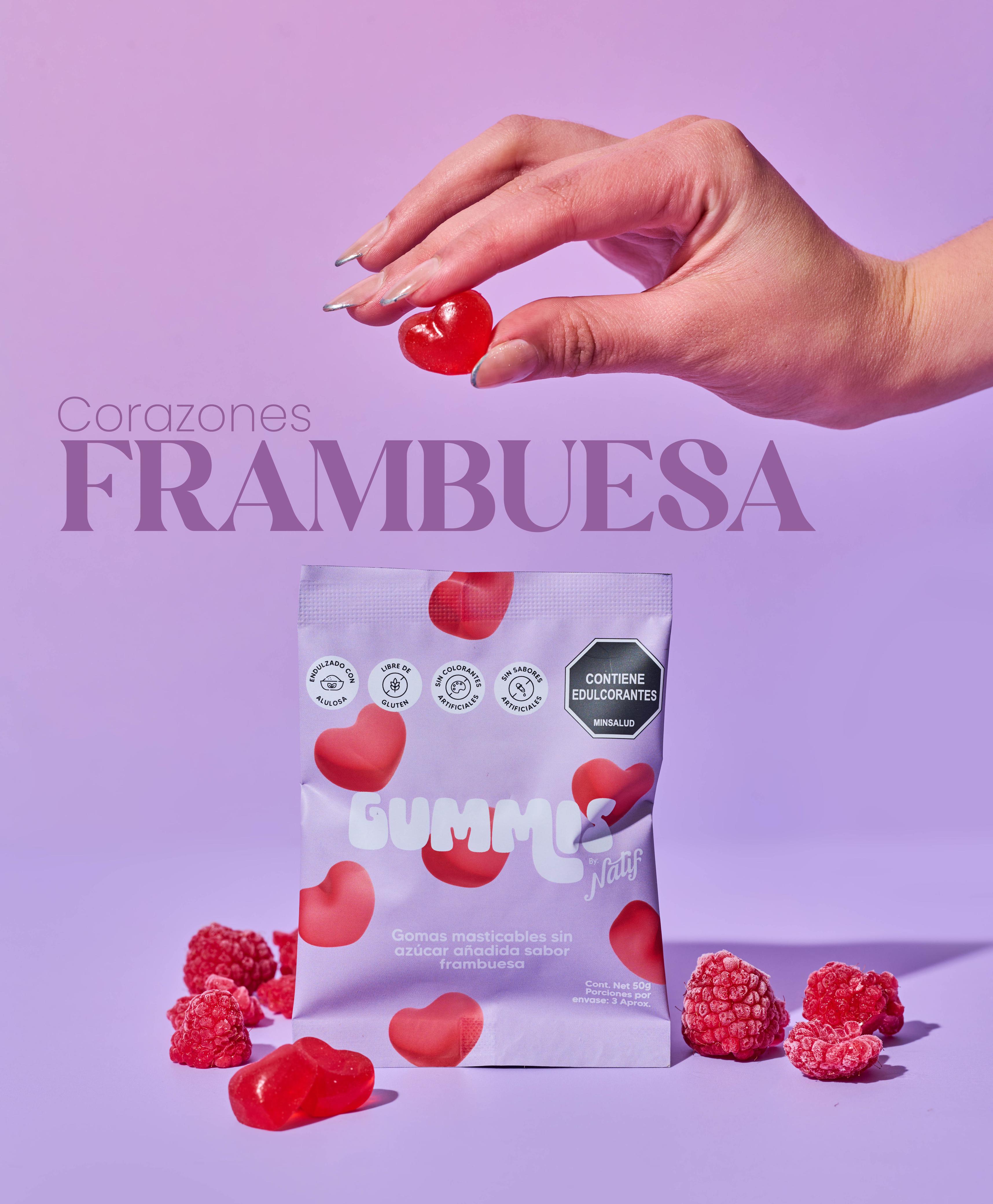 GUMMIS NATIFF FRAMBUESA X 50 GR