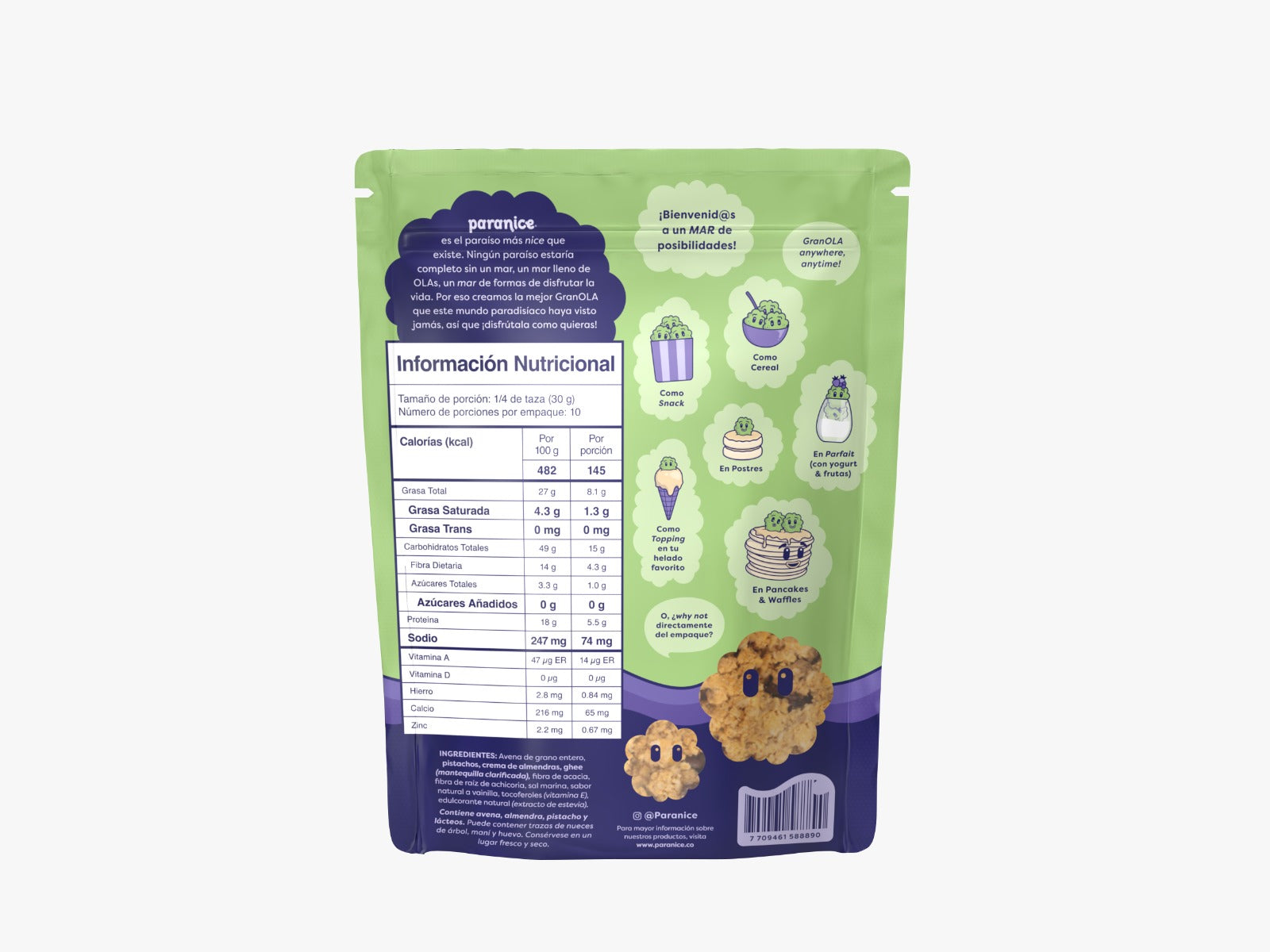 WHY NOT GRANOLA PISTACHO X 300 GR