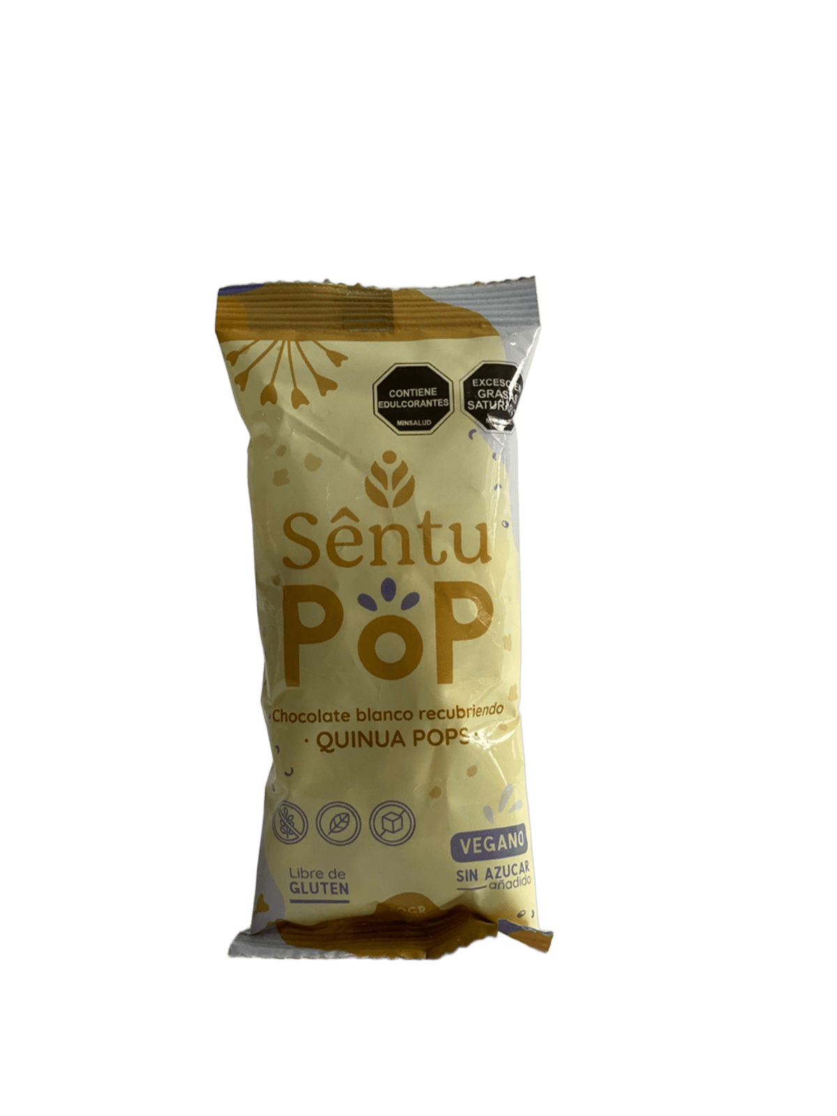 SENTU POP CHOCOLATE BLANCO X30GR