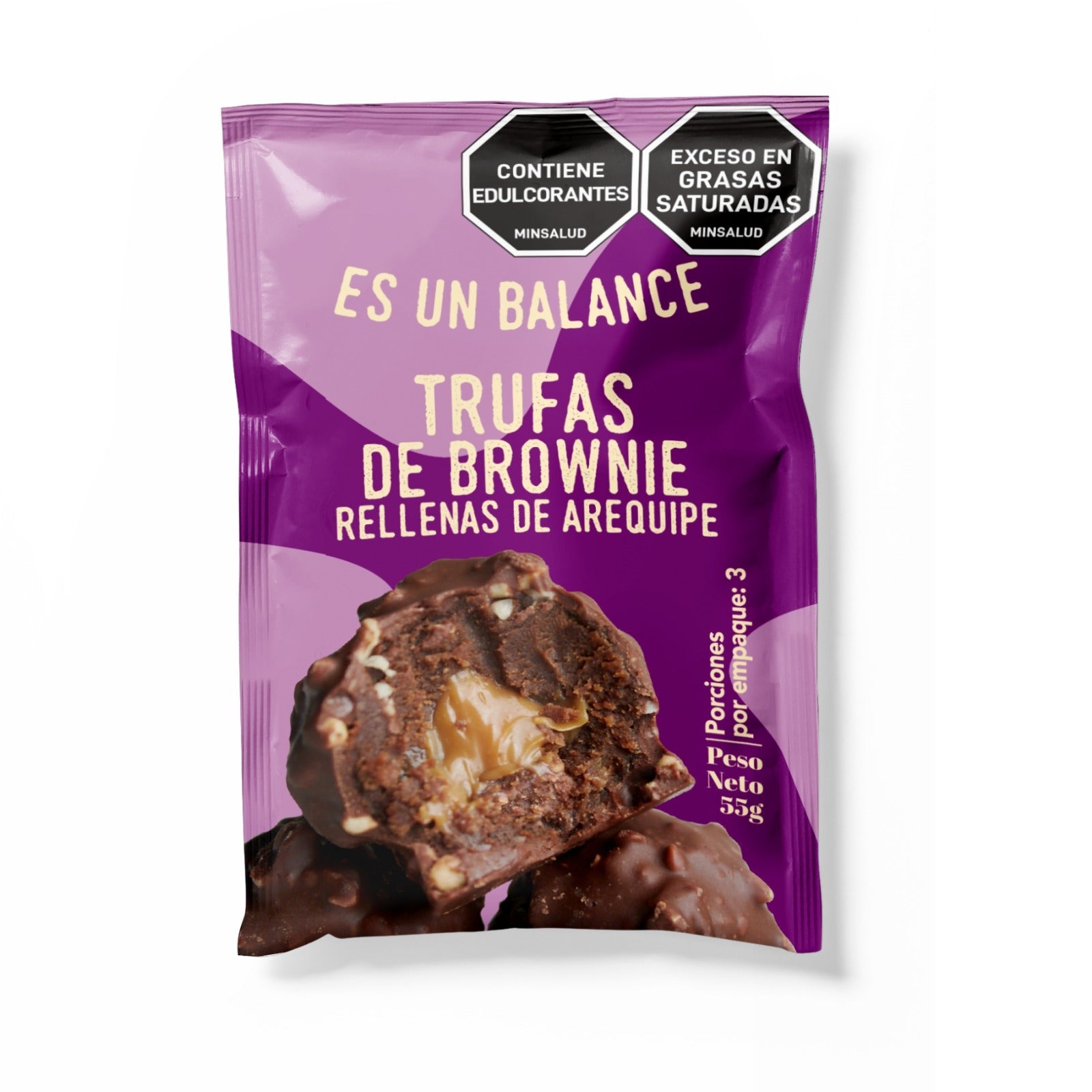 Trufas Rellenas Chocolate Negro x3