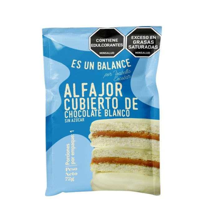 Alfajor Crunchy Chocolate Blanco