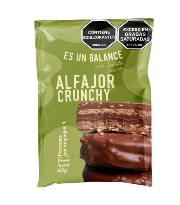 Alfajor Crunchy Chocolate Negro