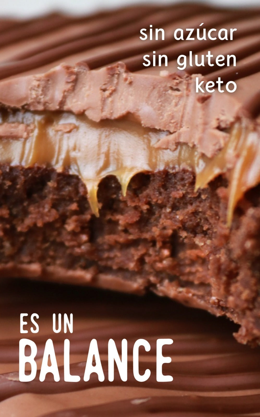 Brownie Melcochudo Keto