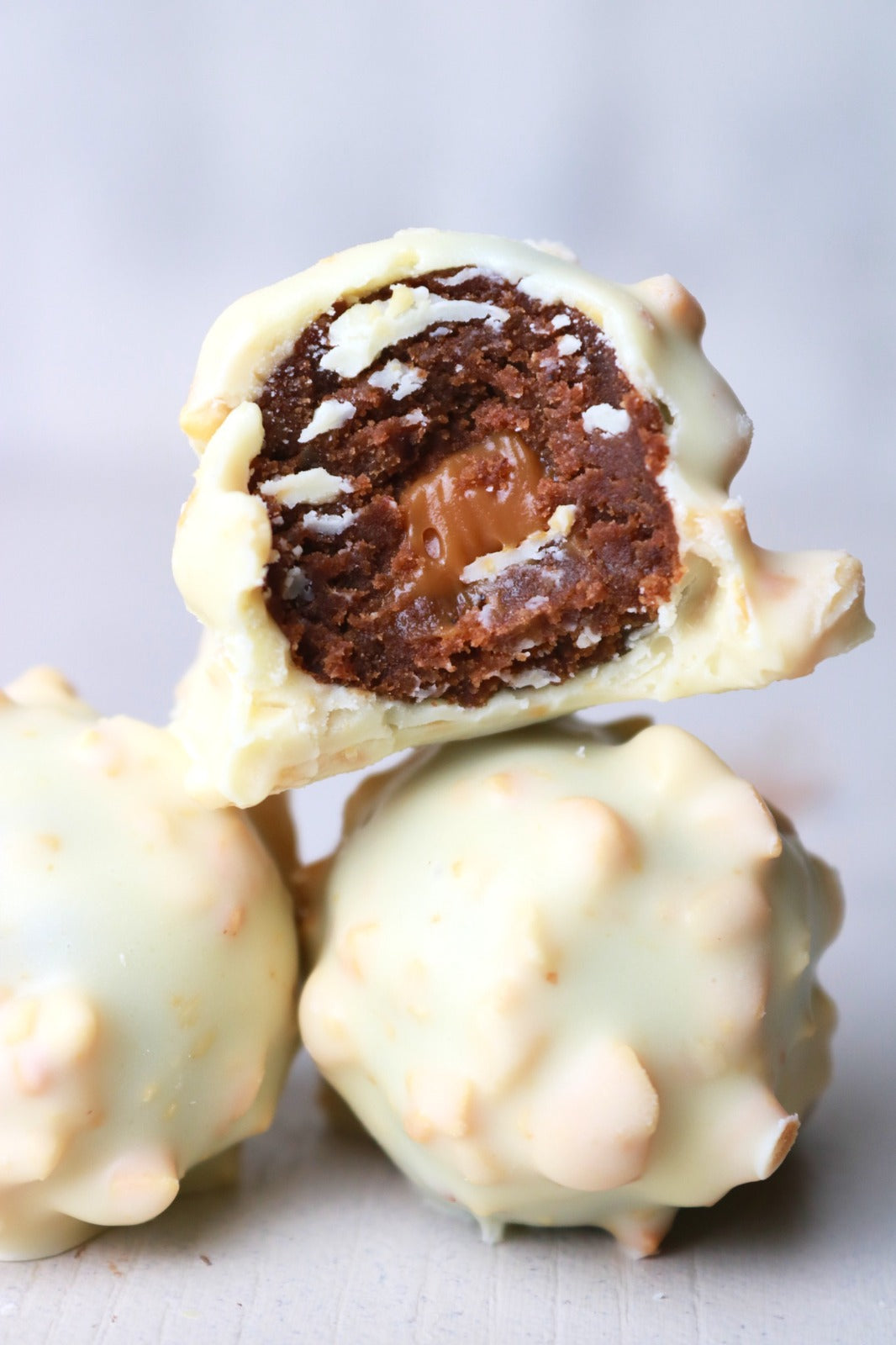 Trufas Rellenas Chocolate Blanco x3