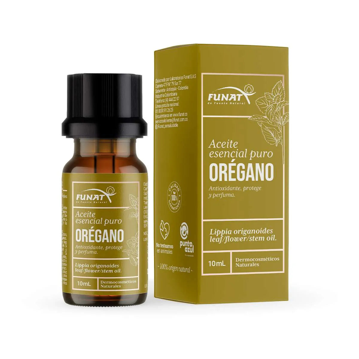 Aceite esencial de orégano x10ml Funat