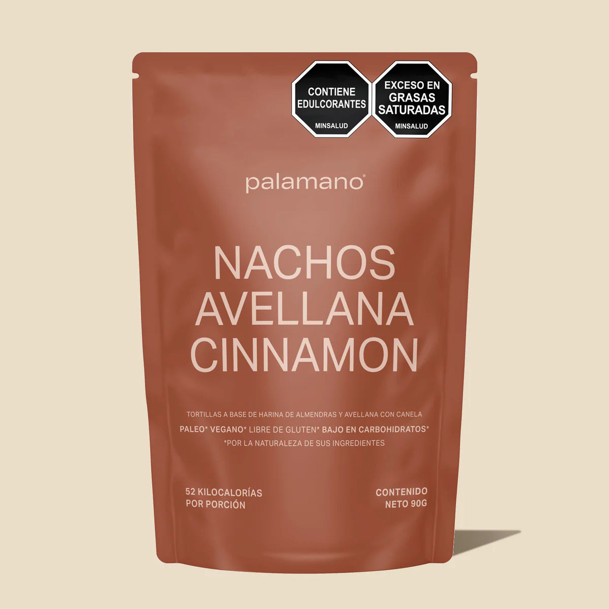 NACHOS AVELLANA PALAMANO X 90 GR