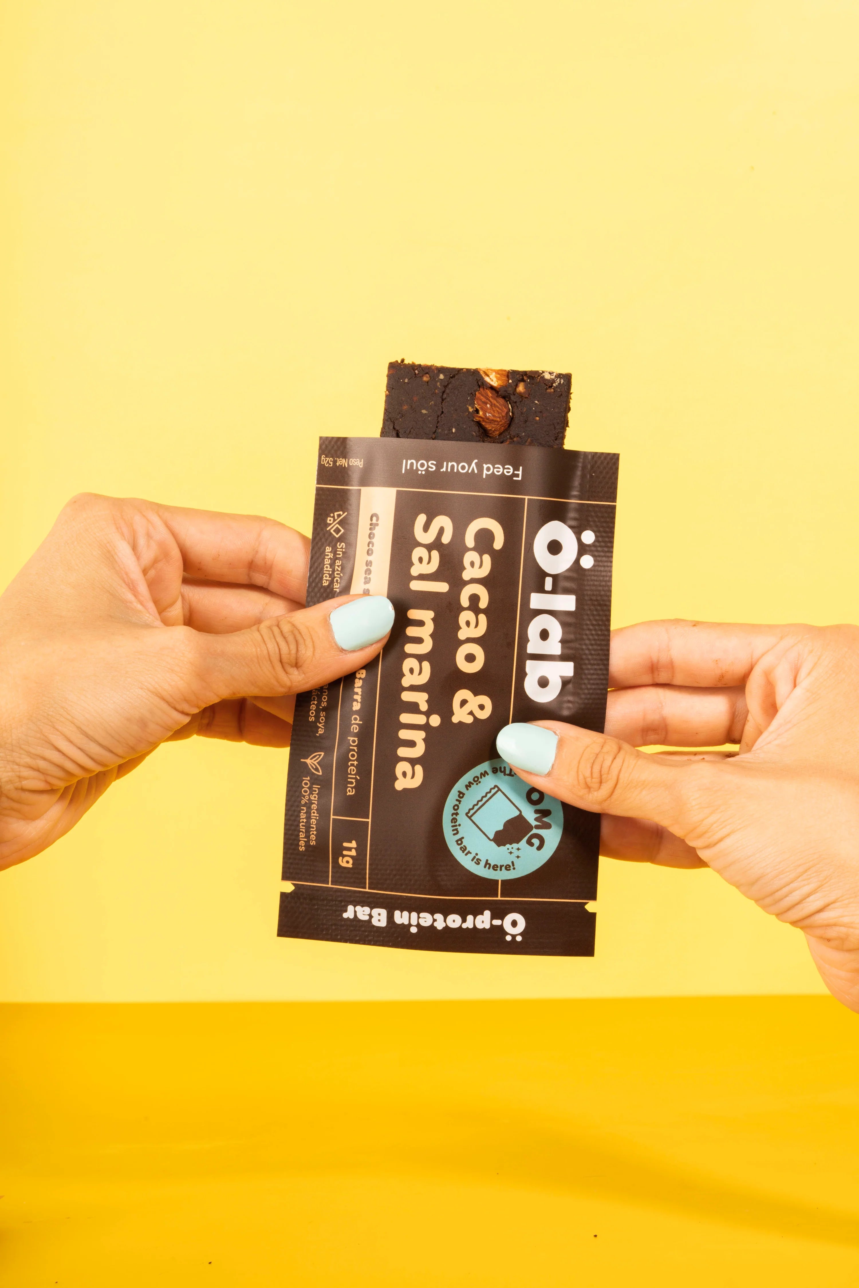 Barra de Proteína Cacao y Sal Marina