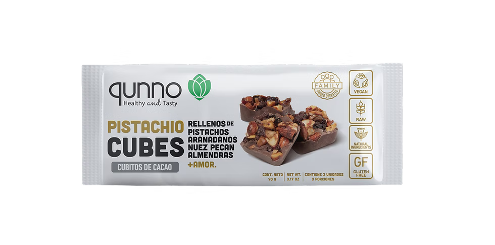 CUBOS DE PISTACHO QUNNO X 3 UND
