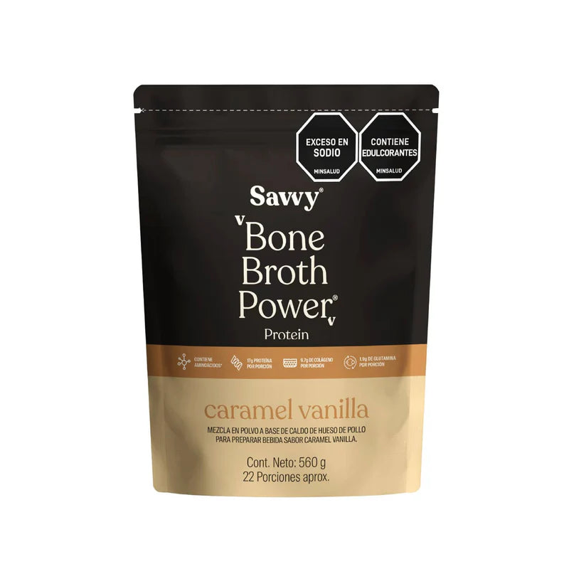 Caldo de Huesos Protein Savvy Caramelo Vainilla x 560 gr