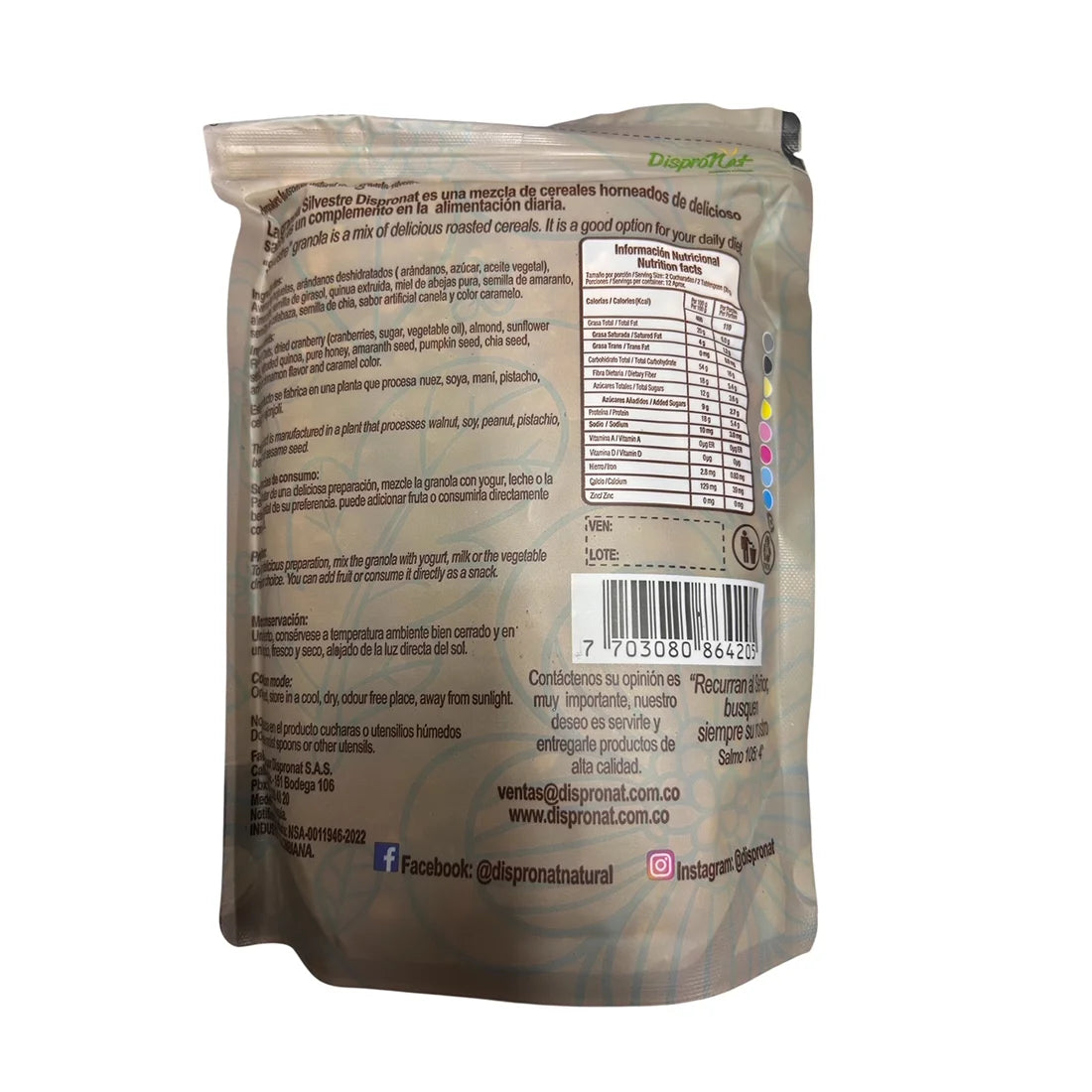 Granola Silvestre Dispronat