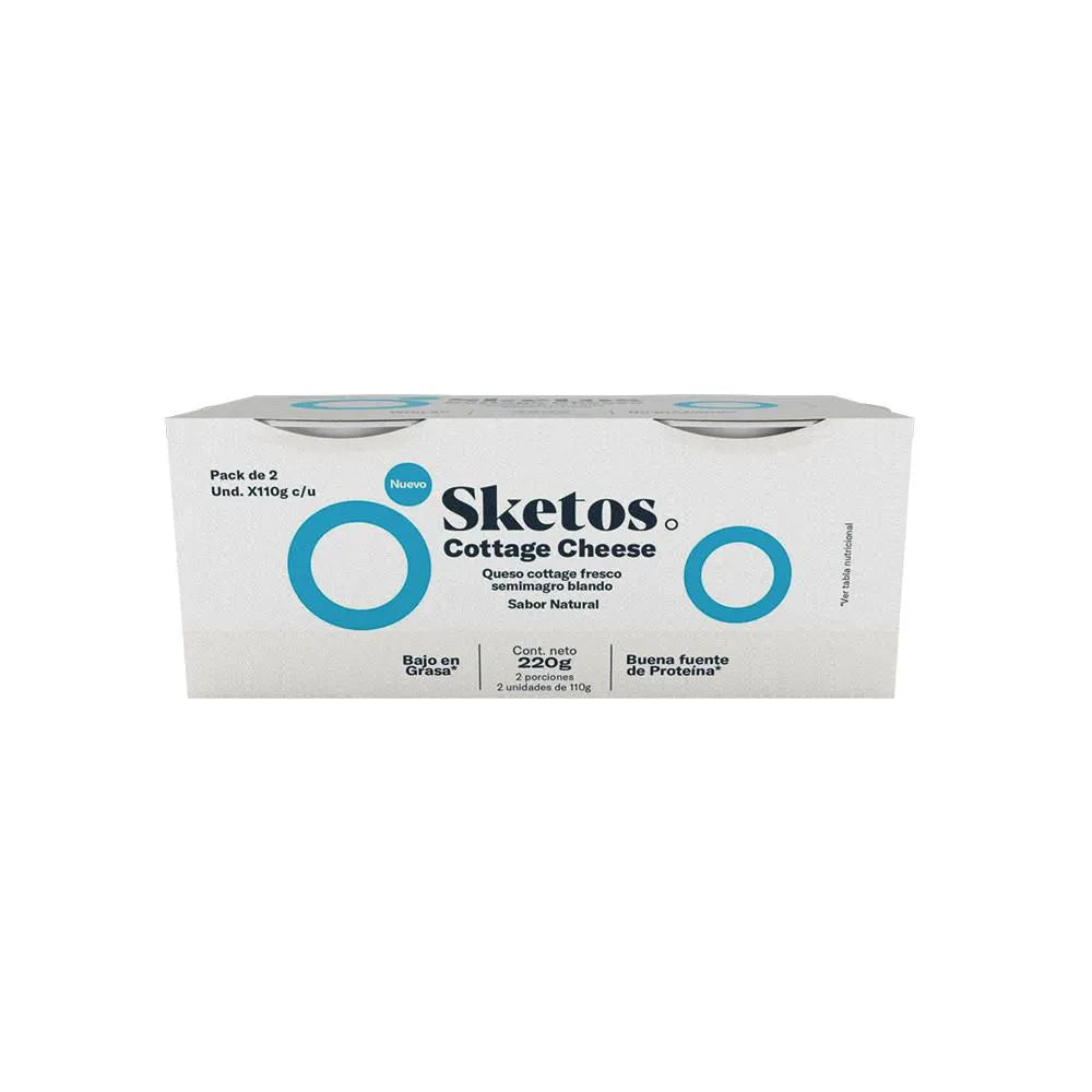 SKETOS QUESO COTTAGE X 2 UND
