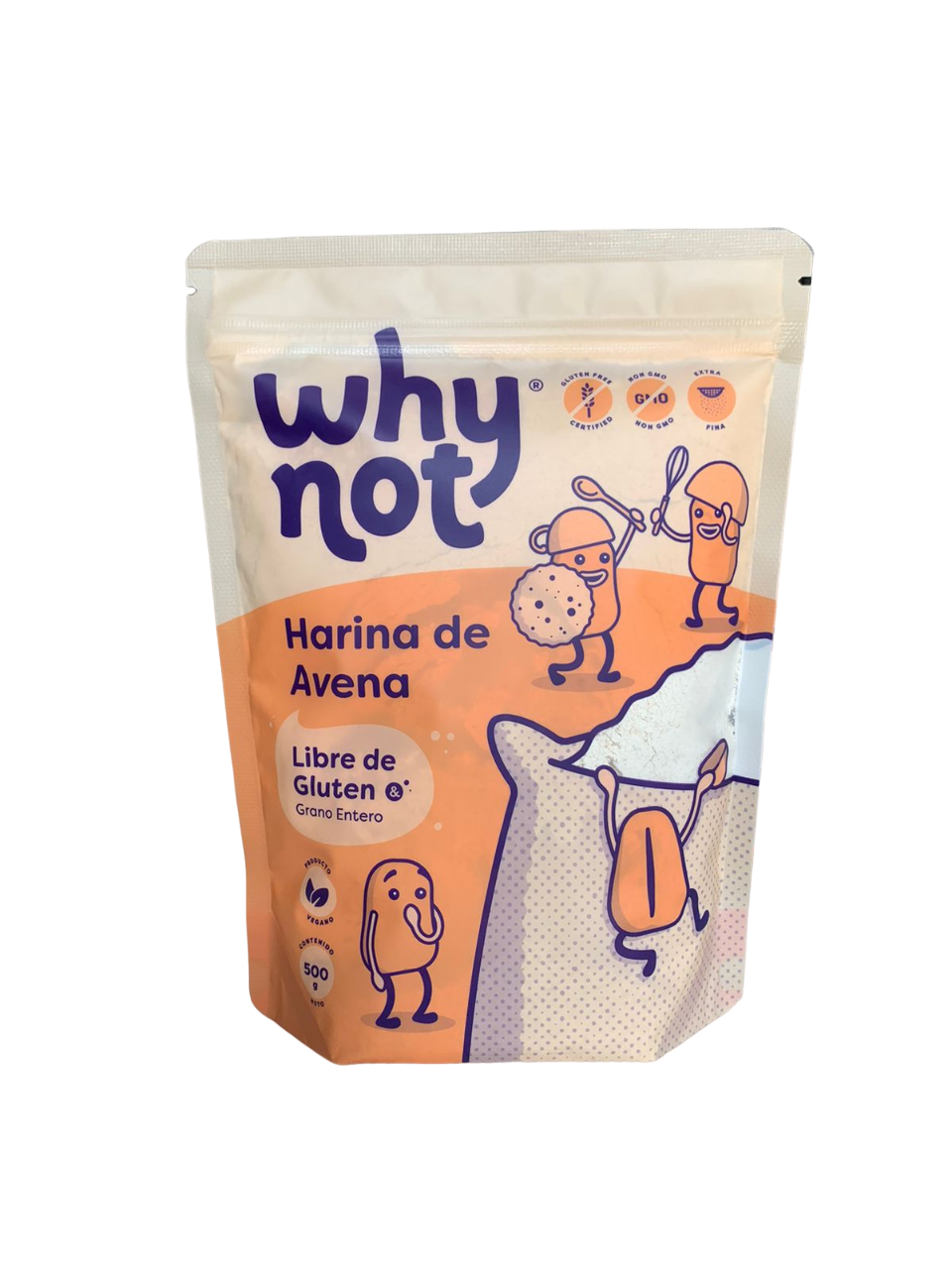 Harina de Avena WHY NOT X 500 gr