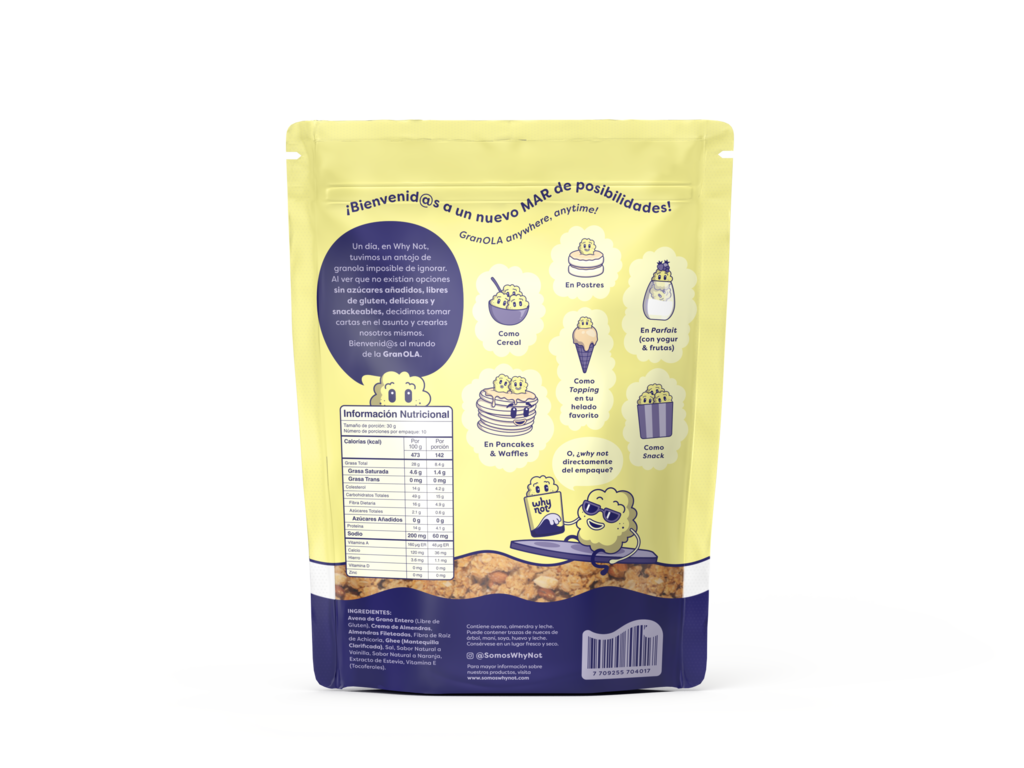 Granola why not vainilla x 300 gr